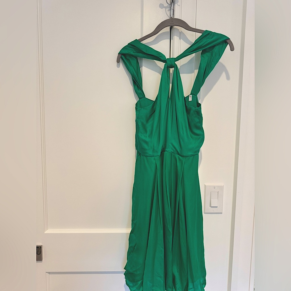 Halston Heritage green dress. Size 4.